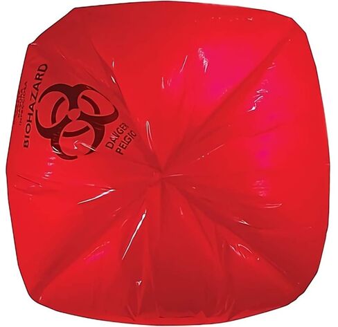 بطانات الرعاية الصحية من هيريتيدج باج، عندما تكون السلامة والأداء مهمين. 30 بوصة × 43 بوصة، أحمر، 1.3 مل، 200، مطبوع للرعاية الصحية in Kuwait