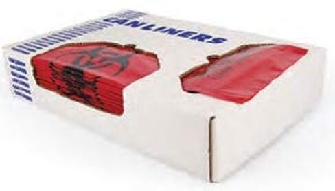 بطانات الرعاية الصحية من هيريتيدج باج، عندما تكون السلامة والأداء مهمين. 30 بوصة × 43 بوصة، أحمر، 1.3 مل، 200، مطبوع للرعاية الصحية in Kuwait