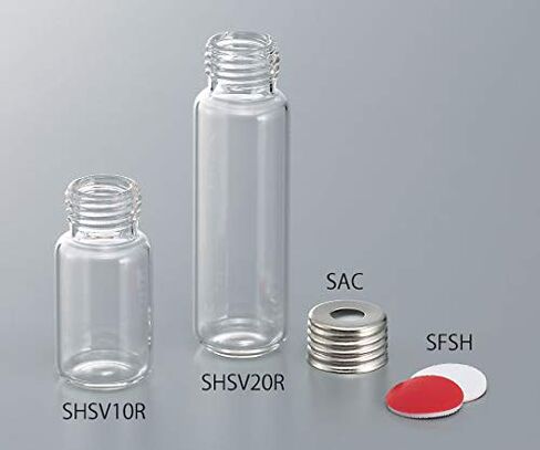 AS ONE Screw Headspace Vial 20mL 100 Pieces / 4-482-02 in Saudi Arabia