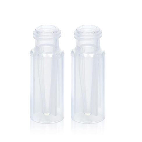 ALWSCI 9mm Screw Top Vials with 0.3 mL Fused Inserts, Polypropylene,ND9 9-425 Screw Thread Caps with Septa, White PTFE/Red Silicone Septa in Saudi Arabia