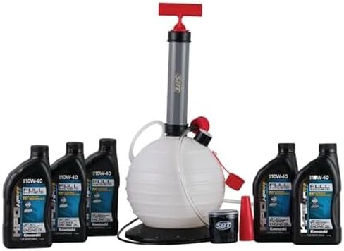 Watercraft Superstore Oil Change Kit compatible with Kawasaki Ultra 250, 260, 300, 310 Jet Ski (Lube, Filter, & Extractor) in Kuwait