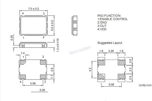 (5pcs) 60MHZ 60M 60.000MHZ 5070 7050 SMD Active Crystal Oscillator OSC 4Pin 5.0X7.0MM Clock Oscillators in Saudi Arabia
