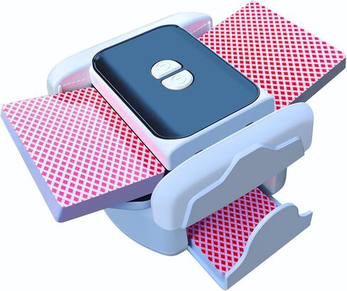 ماكينة خلط البطاقات الأوتوماتيكية لعدد من الطوابق من 1 إلى 2، آلة خلط هادئة وسلسة، وضعين، متوافقة مع البوكر، وتكساس هولدم، وUNO، والجسر، والبستوني، والبطاقات الصغيرة والمزيد in Kuwait