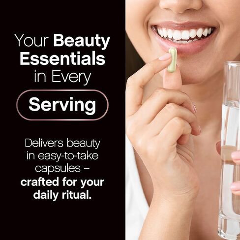 NeoCell Biotin Collagen Keratin Supplement | 80000mcg | 60 Capsules | Beauty B-Complex | Plus Hyaluronic Acid | Hair, Skin, and Nails in Kuwait