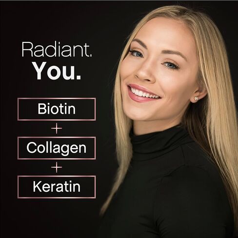 NeoCell Biotin Collagen Keratin Supplement | 80000mcg | 60 Capsules | Beauty B-Complex | Plus Hyaluronic Acid | Hair, Skin, and Nails in Kuwait