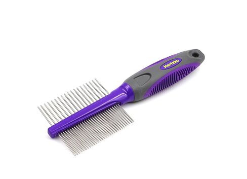 Hertzko Pet Combs - Small & Large Comb Included for Both Small & Large Areas - Removes Tangles, Knots, Loose Fur and Dirt - For Everyday Use for Dogs and Cats with Short or Long Hair (Pack of 2) in Kuwait