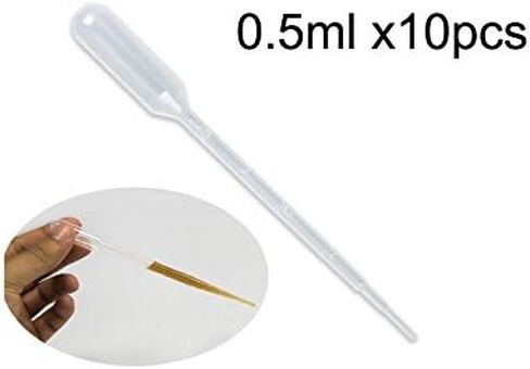 Portable 100pcs 1ml (1/4 Dram) Amber Mini Glass Bottle 1cc Vial For Essential Oil Perfume DIY Liquid Sample Bottle Travel Makeup Party With 10pcs 0.5ml Pipette Tool in Kuwait