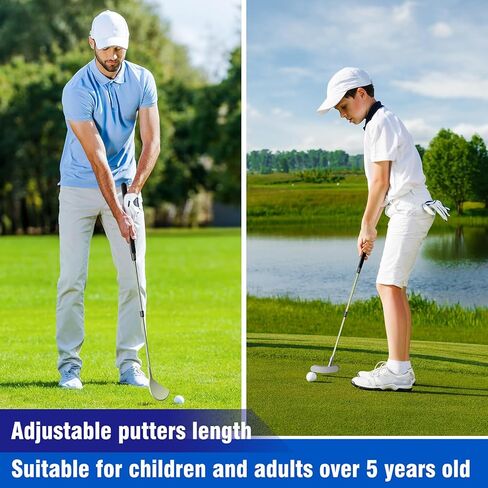 Junior Golf Clubs Set for Right Hand,3 Pcs Training Set with Wood Iron Putter,Telescopic Club The Adjustable Length Golf Club for Teens & Adults in Kuwait