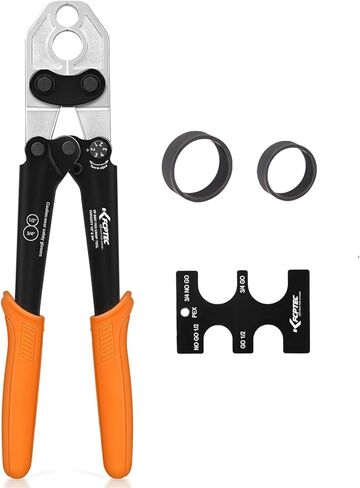 KF CPTEC PEX Clamp Tool for 1/2 inch and 3/4 inch PEX clamp rings - Pipe clamp crimping tools for 3/8 to 1 inch PEX cinch clamps, PEX clamp pliers in Saudi Arabia