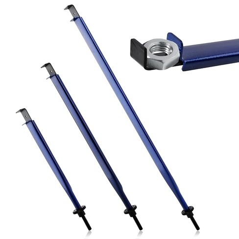 Tri-Pack Extension Clamp Wrench Extender Tool for Tight Spaces,Holds Nuts,Bolts,Hose Clamps, Adjustable Long Reach Tight Tool for Vise Grips,Pipe Vise Wrench(7.45''/10.5''/14.5'') in Kuwait