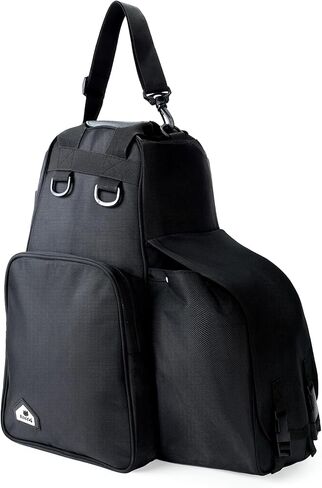 FitsT4 Sports Equestrian Boot Bag Comfort Grip Multi-Functional Horse Riding Gear Pack for Helmet Horsewhip Padded Divider Equipment in Saudi Arabia