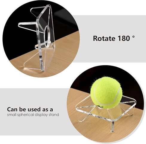 Acrylic Football Stand, Clear Ball Holder Display Stand for Volleyball, Basketball, Baseball, Soccer, Golf, Crystal Ball in Saudi Arabia