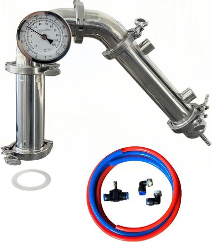 وعاء SS معياري مقاس 2 بوصة مع مكثف طويل 8 بوصة in Kuwait