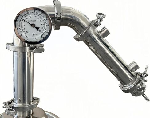 وعاء SS معياري مقاس 2 بوصة مع مكثف طويل 8 بوصة in Kuwait