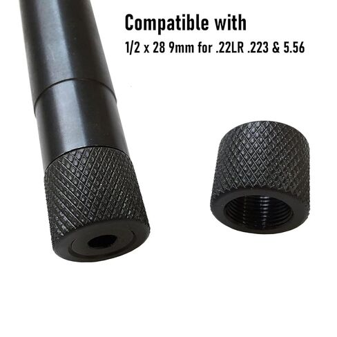 6 عبوات من واقي الخيط الفولاذي 1/2 × 28 لـ .22LR .223 5.56، لمسة نهائية من السيراميك in Kuwait