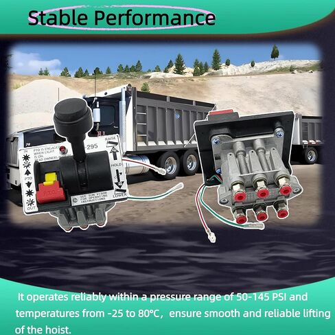 صمام التحكم في الرافعة PTO المزود بميزة الإطلاق، يحل محل AV-295 329358X للنظام الهيدروليكي لشاحنة قلابة، صمام تحويل الهواء ذو ​​4 تروس in Kuwait