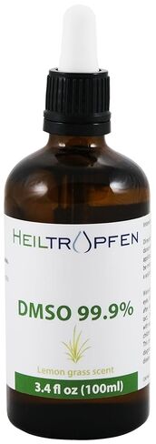 DMSO 99.9% Pharma Grade Ingredients | Lemon Grass Scent - Dimethyl sulfoxide Liquid | 3.4 Oz - 100 ml | High Purity | Third-Party Tested | Heiltropfen® in Kuwait