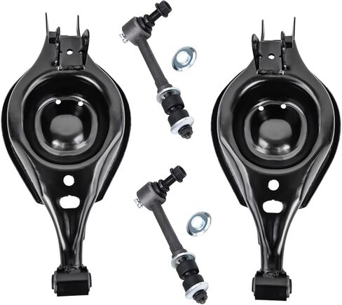 Detroit Axle-خلفية 4pc مجموعة أذرع التحكم في 2010-2017 Chevy Equinox GMC Terrain ، 2008-2009 Pontiac Torrent ، 2 Lower Researward Control Arms 2 Sway Bar Links 2011 2012 2014 2015 2015 Replacement in Saudi Arabia