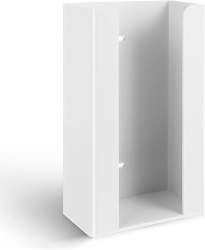 iplusmile موزع منظم صندوق القفازات الشفاف المثبت على الحائط للقفازات التي تستخدم لمرة واحدة وتخزين الأنسجة مقاس 9.44 × 5.51 × 2.95 بوصة حامل قفاز أكريليك للاستخدام المنزلي في المختبر in Kuwait