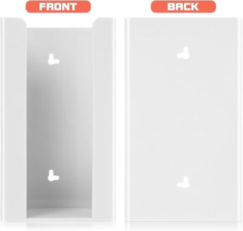 iplusmile موزع منظم صندوق القفازات الشفاف المثبت على الحائط للقفازات التي تستخدم لمرة واحدة وتخزين الأنسجة مقاس 9.44 × 5.51 × 2.95 بوصة حامل قفاز أكريليك للاستخدام المنزلي في المختبر in Kuwait