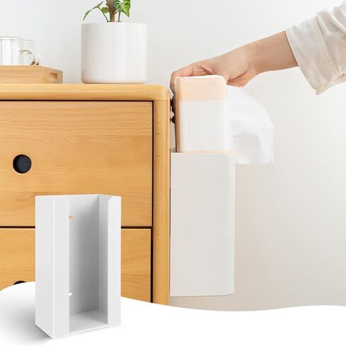 iplusmile موزع منظم صندوق القفازات الشفاف المثبت على الحائط للقفازات التي تستخدم لمرة واحدة وتخزين الأنسجة مقاس 9.44 × 5.51 × 2.95 بوصة حامل قفاز أكريليك للاستخدام المنزلي في المختبر in Kuwait