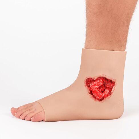 Ankle Bullet Wound Packing Trainer Sleeve, GSW Stop The Bleeding Training Simulator for Hemostasis Practice, Realistic First Aid & Emergency Response Demonstration in Saudi Arabia