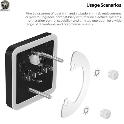 SLC-11 لوحة تحكم LED بلمسة واحدة لـ Lectrotab، مفتاح تبويب تقليم القوارب البحرية مع سحب تلقائي ومؤشرات موضع LED in Saudi Arabia
