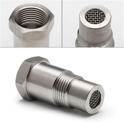 2 M18x1.5 Industrial-grade Hardware Connector Extensions; Stainless Steel Adapter Filter Connectors, Threaded Sensor Adapters in Kuwait