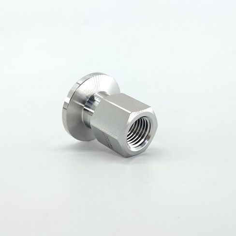KF16 to NPT Female Adapter, ISO-KF NW-16 Flange, Stainless Steel 304, Vacuum Fitting (1/4" NPT) in Kuwait