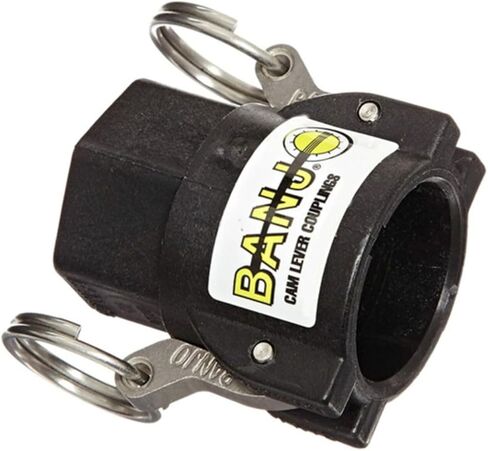2 of 1" Banjo Poly Cam Lever Female Coupler - 1" Female NPT USA MADE 100D in Saudi Arabia