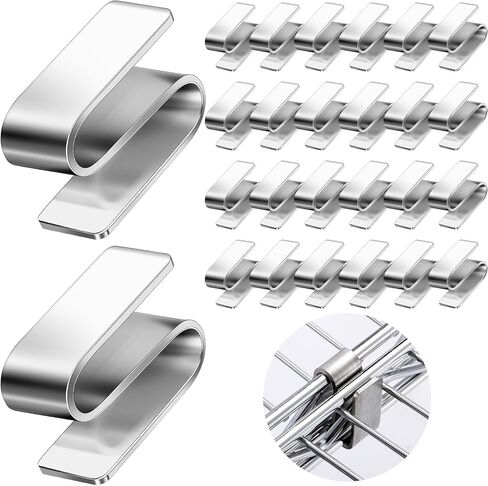 12 Pcs Connecting S Hook for Wire Shelf System, Wire Shelf S Pegboard Hooks for Racks Shelves Warehouses Shopping Malls Garden Places Shelving Accessories Tool (Steel Color) in Saudi Arabia