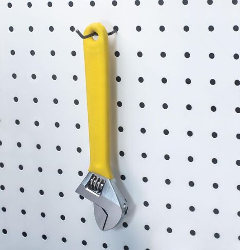 KINOMI 37 Pieces 2 Inch Black Pegboard Hooks Heavy Duty Pegs Pegboard Accessories for 1/4 in and 1/8 in Peg Boards in Garages, Tool Sheds, Basements etc in Kuwait