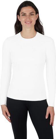 90 Degree by Reflex Womens Long Sleeve Top Contour Sculpt Fitted Crew Workout Shirt in Saudi Arabia