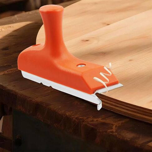 Edge Banding Trimmer with Sharp Stainless Steel Blades and Ergonomic Grip for Veneer, PVC, and ABS on Straight, Curved, and Chamfered Edges, Woodworking Trimmer For Deburring(Red) in Kuwait