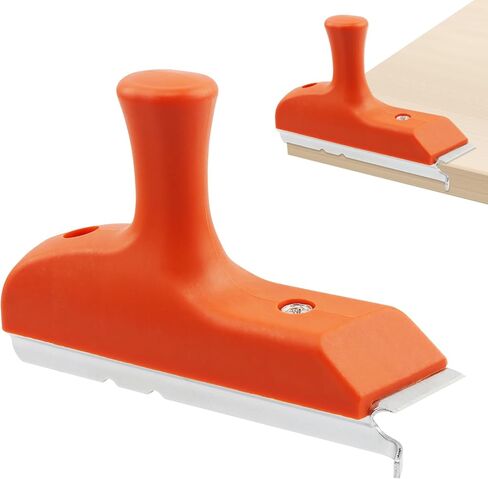 Edge Banding Trimmer with Sharp Stainless Steel Blades and Ergonomic Grip for Veneer, PVC, and ABS on Straight, Curved, and Chamfered Edges, Woodworking Trimmer For Deburring(Red) in Kuwait