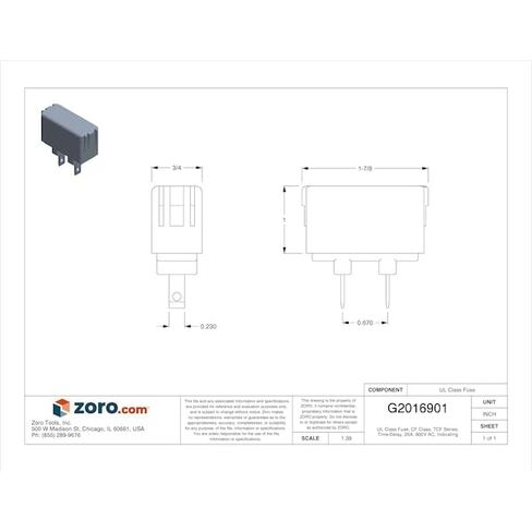 Cooper Bussmann TCF25 Cube Fuse, 25 Amp in Saudi Arabia