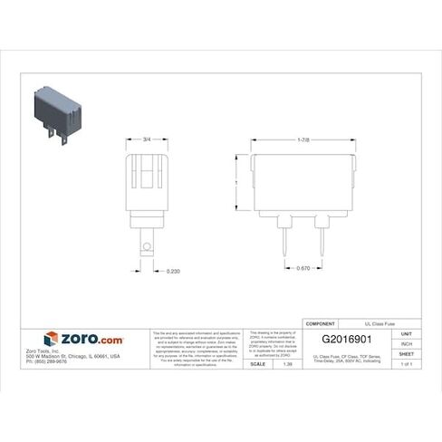 Cooper Bussmann TCF25 Cube Fuse, 25 Amp in Saudi Arabia