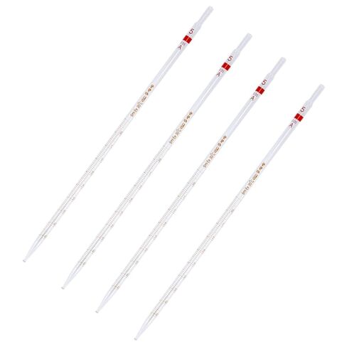 OUNONA 4pcs Graduated Glass Ring Pipette for Precise Fluid Transfer Experiments Essential Measuring Tools for Chemistry and Laboratory Use in Saudi Arabia