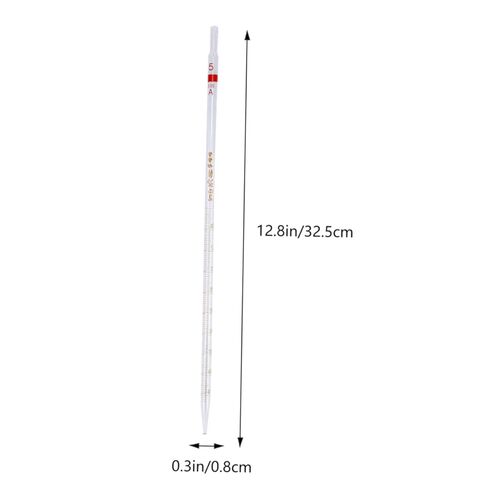 OUNONA 4pcs Graduated Glass Ring Pipette for Precise Fluid Transfer Experiments Essential Measuring Tools for Chemistry and Laboratory Use in Saudi Arabia