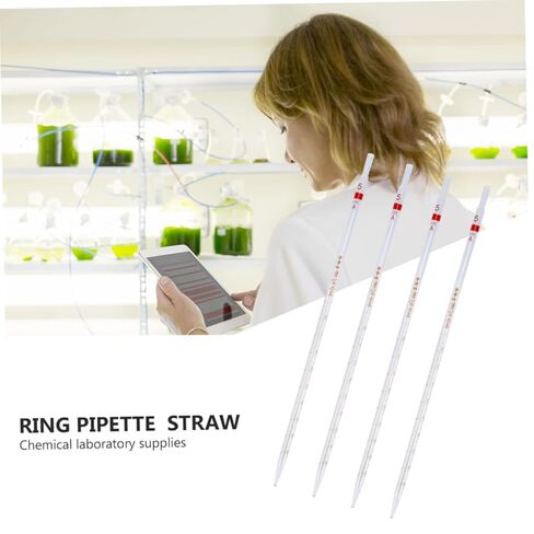 OUNONA 4pcs Graduated Glass Ring Pipette for Precise Fluid Transfer Experiments Essential Measuring Tools for Chemistry and Laboratory Use in Saudi Arabia