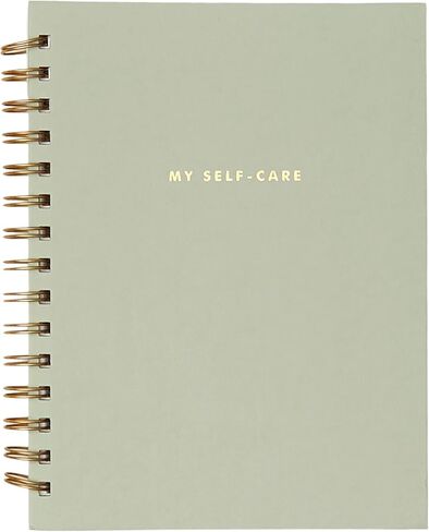 Blue Sky Everygirl Journal ، 6 "× 8" ، غطاء حكيم غير مؤرخ ، ناعم ، سلك السلامة ، مطالبات موجهة للعافية ، الذهن والانعكاس (SAGE) in Kuwait