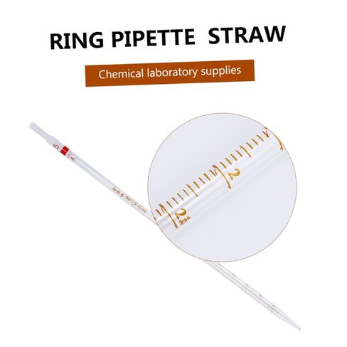 4pcs Long Pipettes Glass Ring Pipettes for Lab Safe Borosilicate Material Precise Measuring Easy to Use in Saudi Arabia