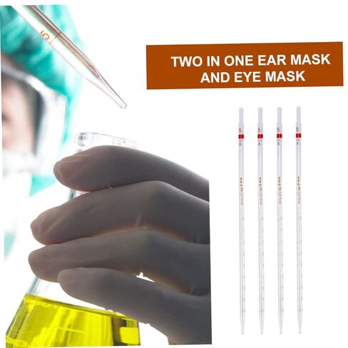 4 قطعة قياس ماصة حلقة ماصة الزجاج القش مختبر Micropipette قياس دقيق القش للاستخدام التجريبي in Saudi Arabia