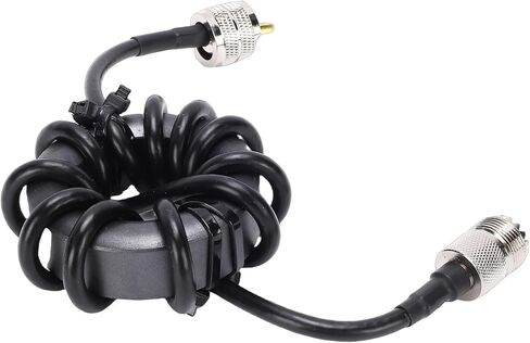 Shortwave Choke Rings, 1.8 30MHz 600W 1:1Current Balun Common Mode Current Suppression, with M Male to M Female Connector, for HF Shortwave Radio Anti Interference in Saudi Arabia