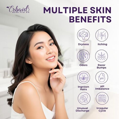 زيت يوني - زيت أنثوي طبيعي للنساء، التحكم في الرائحة، البقع الداكنة، الشعر الناشئ وتفتيح البشرة - درجة حموضة متوازنة، مرطب، مصل عشبي بالزيوت العطرية - العناية المهبلية الحميمة، صنع في الولايات المتحدة الأمريكية in Kuwait