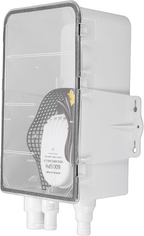 صندوق مضخة حوض الاستحمام، نظام تصريف بحري 24 فولت تيار مستمر 600 جيجا في الساعة مع تصريف تلقائي وتصميم متعدد المداخل، لأحواض استحمام القوارب RVs in Kuwait