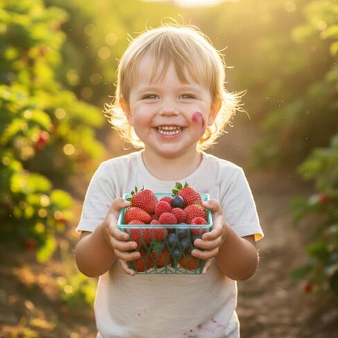 100 Pack Berry Baskets, Pint Size Plastic Strawberry Boxes with Open Weave Pattern for Fruit Vegetable, Small Produce Vented Container Kitchen Supplies for Farmer, Market, Grocery in Saudi Arabia
