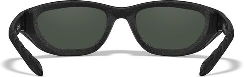Wiley X Airrage Captivate Polarized Sunglasses, Safety Glasses for Men and Women, UV Eye Protection for Shooting, Fishing, Biking, and Extreme Sports, Gloss Black Frames, Blue Mirror Lenses in Saudi Arabia