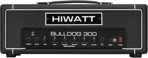 Hiwatt Bulldog 300 Bass Amplifier Head, 300 Watts, 4 Band EQ, 21.85 x 10.43 x 12.6 Inches in Saudi Arabia