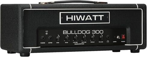 Hiwatt Bulldog 300 Bass Amplifier Head, 300 Watts, 4 Band EQ, 21.85 x 10.43 x 12.6 Inches in Saudi Arabia